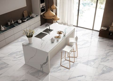 Керамический гранит глазурованный ML Calacatta POL 120x60x0.55 (арт. 60-120CBP5678CM)