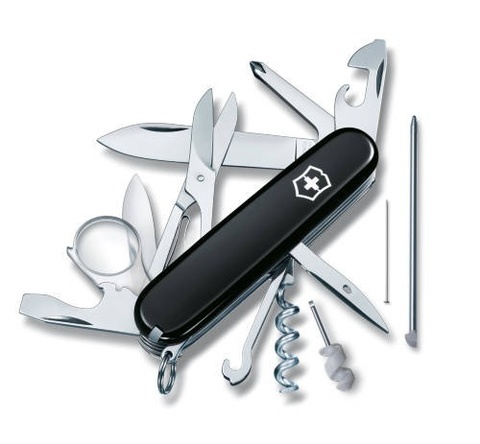 Нож складной Victorinox Explorer Black, 91 mm (1.6705.3)
