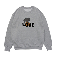 Свитшот "Такса - LOVE"