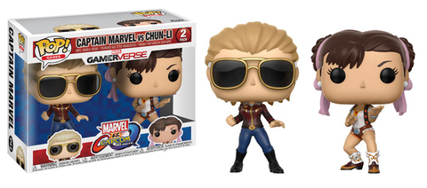 Funko POP! Marvel vs. Capcom: Captain Marvel vs. Chun-Li (2 pack)