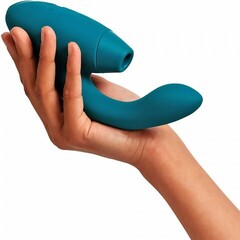 Cтимулятор клитора и точки G Womanizer DUO 2, бирюзовый