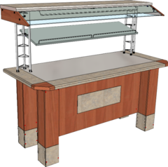 Стол с подсветкой – Фуршет