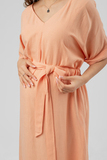 Платье для беременных 14694 персиковый