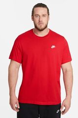 Футболка теннисная Nike NSW Club Tee M - university red/white