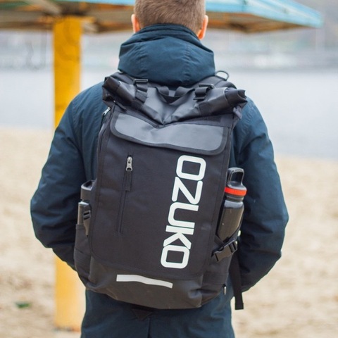 Картинка рюкзак городской Ozuko 8020 Black - 18