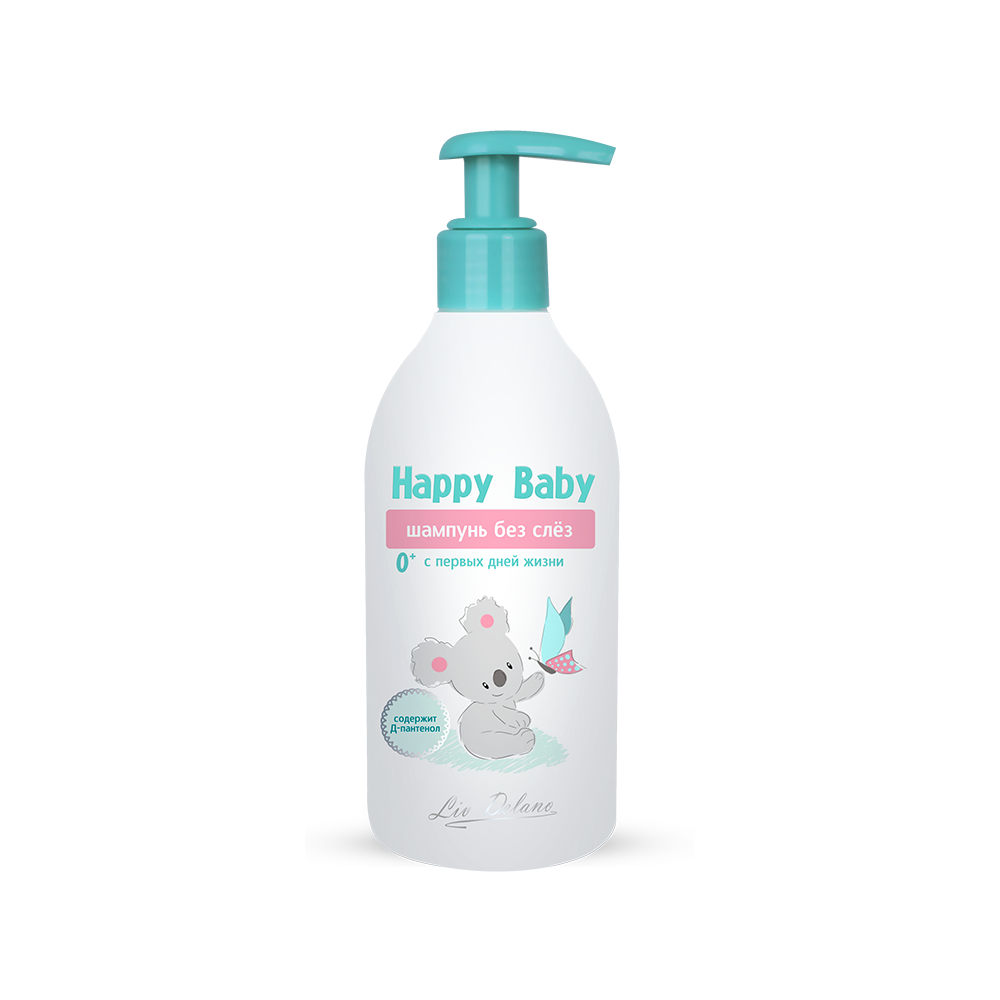 Liv-delano Happy Baby Шампунь без слез 0+ (с первых дней жизни) 300г