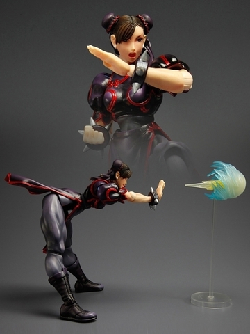 Super Street Fighter IV Play Arts Kai Figure - Chun Li Black
