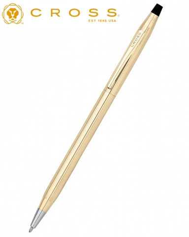 Ручка шариковая Cross Century Classic 10 Karat Rolled Gold (4502)