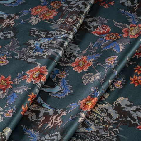 Наволочка 50x70 Mollen Заря темно-бирюзовая шелковая