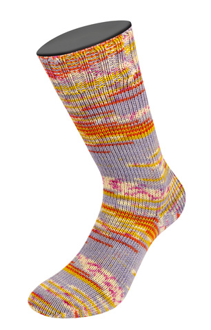 Lana Grossa Cool Wool Print 4 Socks 7208