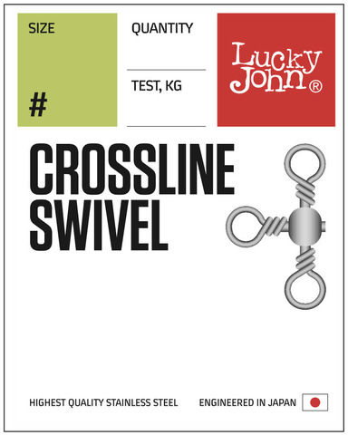 Вертлюги трехстор. LJ Pro Series CROSSLINE SWIVEL №6, 7 шт., 21 кг