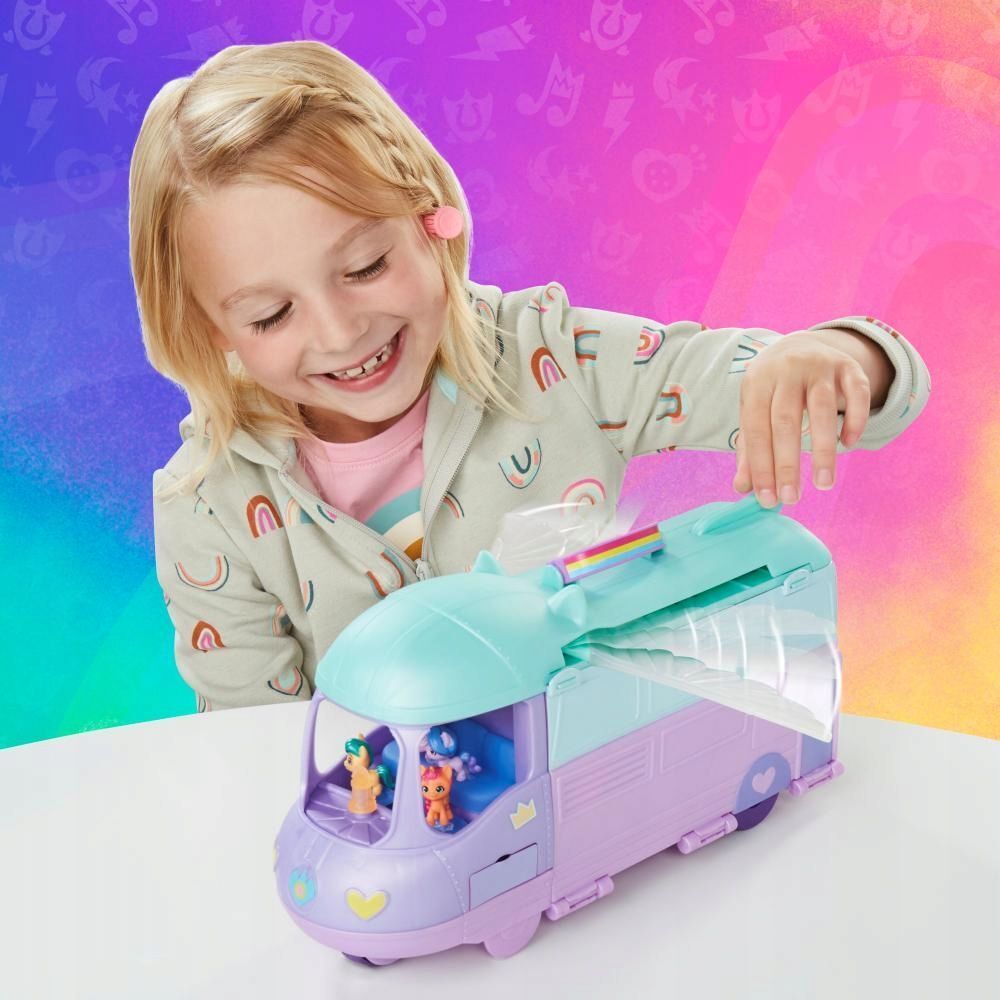 Фигурки My Little Pony - Набор волшебный пони-автобус Mini World Magic Pony  Bus + 5 фигурок F7650 купить в Москве | Доставка по России.