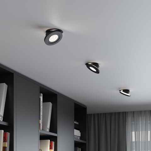 Встраиваемый светодиодный светильник Elektrostandard Surf 25084/LED черный