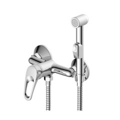 DR21058 Смеситель одноручный с гигиеническим душем, хром