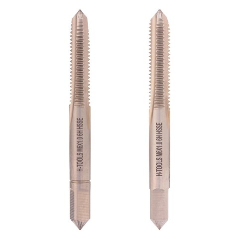 Метчик М 6,0х1,0 (Комплект 2шт) DIN352 HSSE 6h 50мм a=4,9 H-Tools 235801-A4-0060