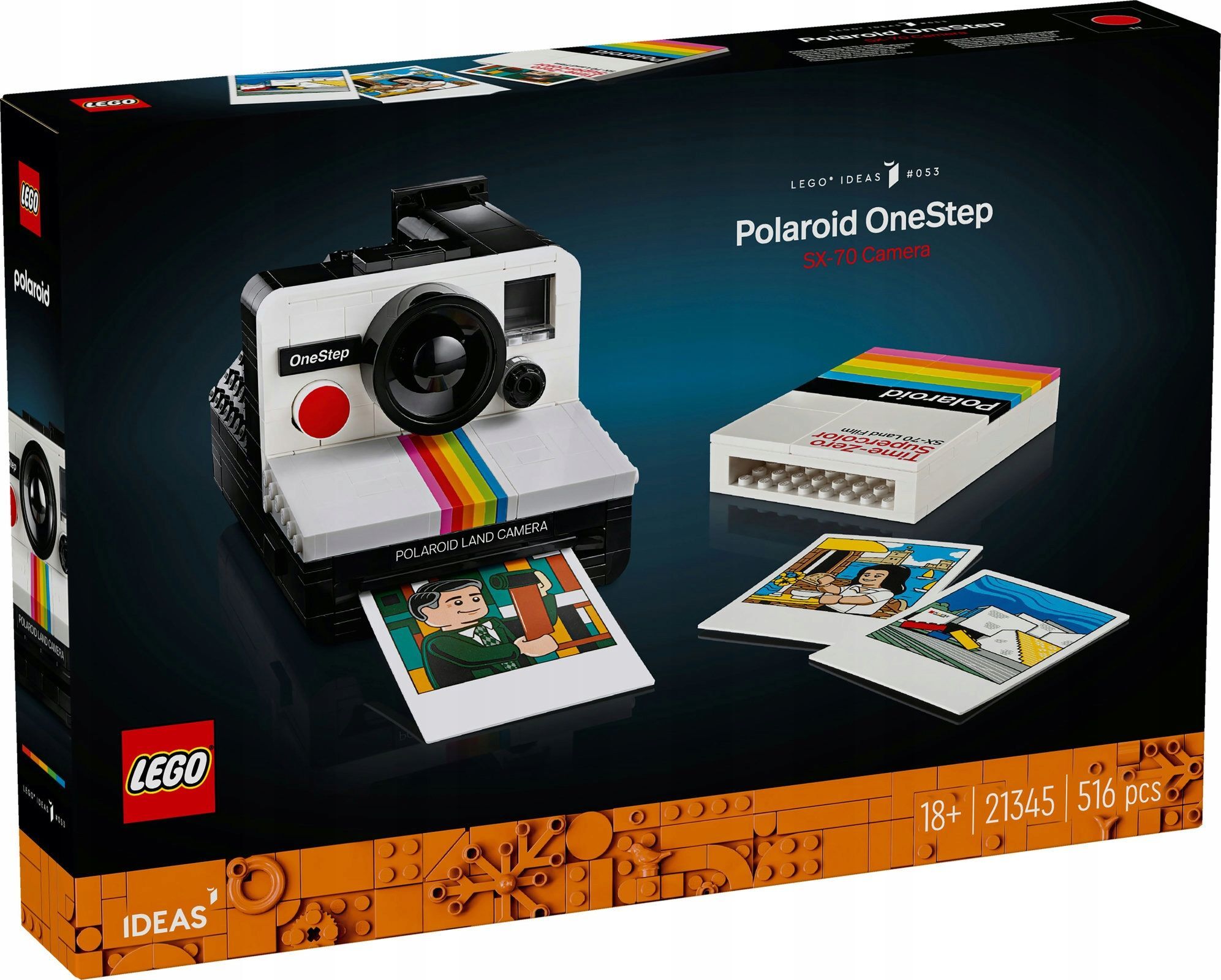 Конструктор LEGO Ideas - Камера Polaroid OneStep SX-70 - Лего Идеи 21345  купить в Москве | Доставка по России.