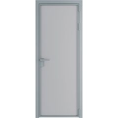 Алюминиевая дверь 1AP серебро лайт грей элегант