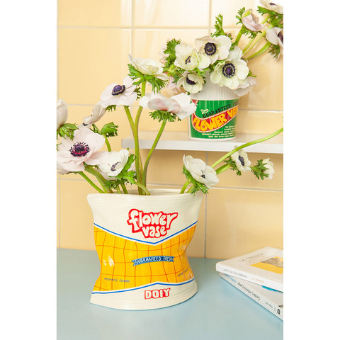 Ваза для цветов Corner Shop, Chips Bag, 17 см