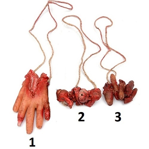 Хэллоуин бутафория Кровавые трофеи в ассортименте