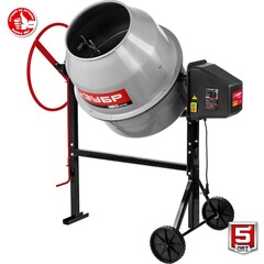 ЗУБР 180 л, 700 Вт, бетоносмеситель с чугунным венцом (БМЧ-180)