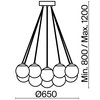 Подвесной светильник Freya Fiesta FR5231PL-13CH