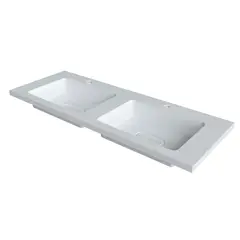Uperwood Modul 2911020342 Раковина 120 см, белая глянцевая фото