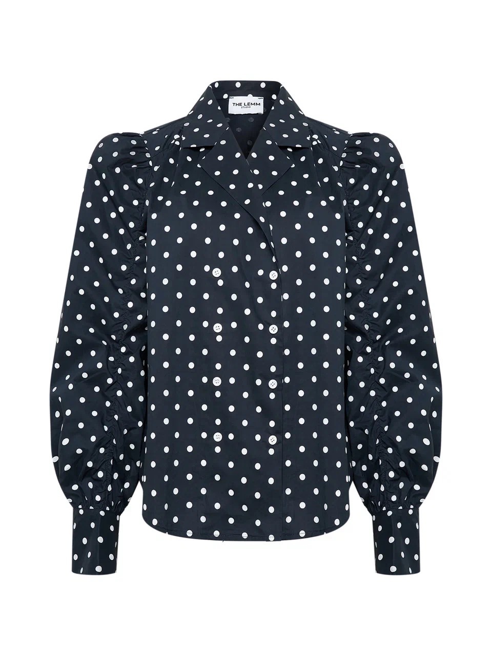 Двубортная блуза Prime, Синяя