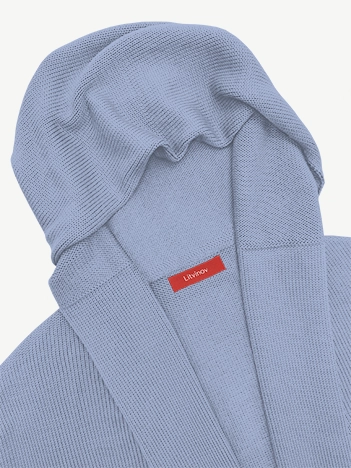 Кардиган с капюшоном из мягкой шерсти