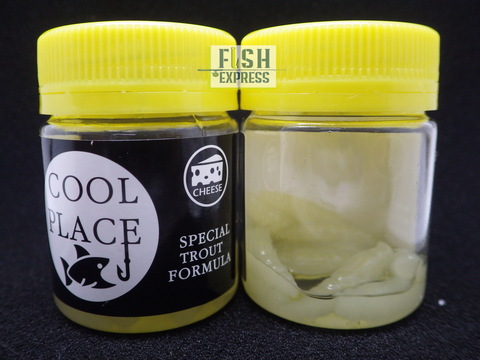 COOL PLACE ЛИЧИНКА(ЗИМА)FLOATING STRETCH цвет СВЕТОНАКОПИТЕЛЬНЫЙ/ЗЕЛЕНОЕ СВЕЧЕНИЕ 28мм/12шт в банке