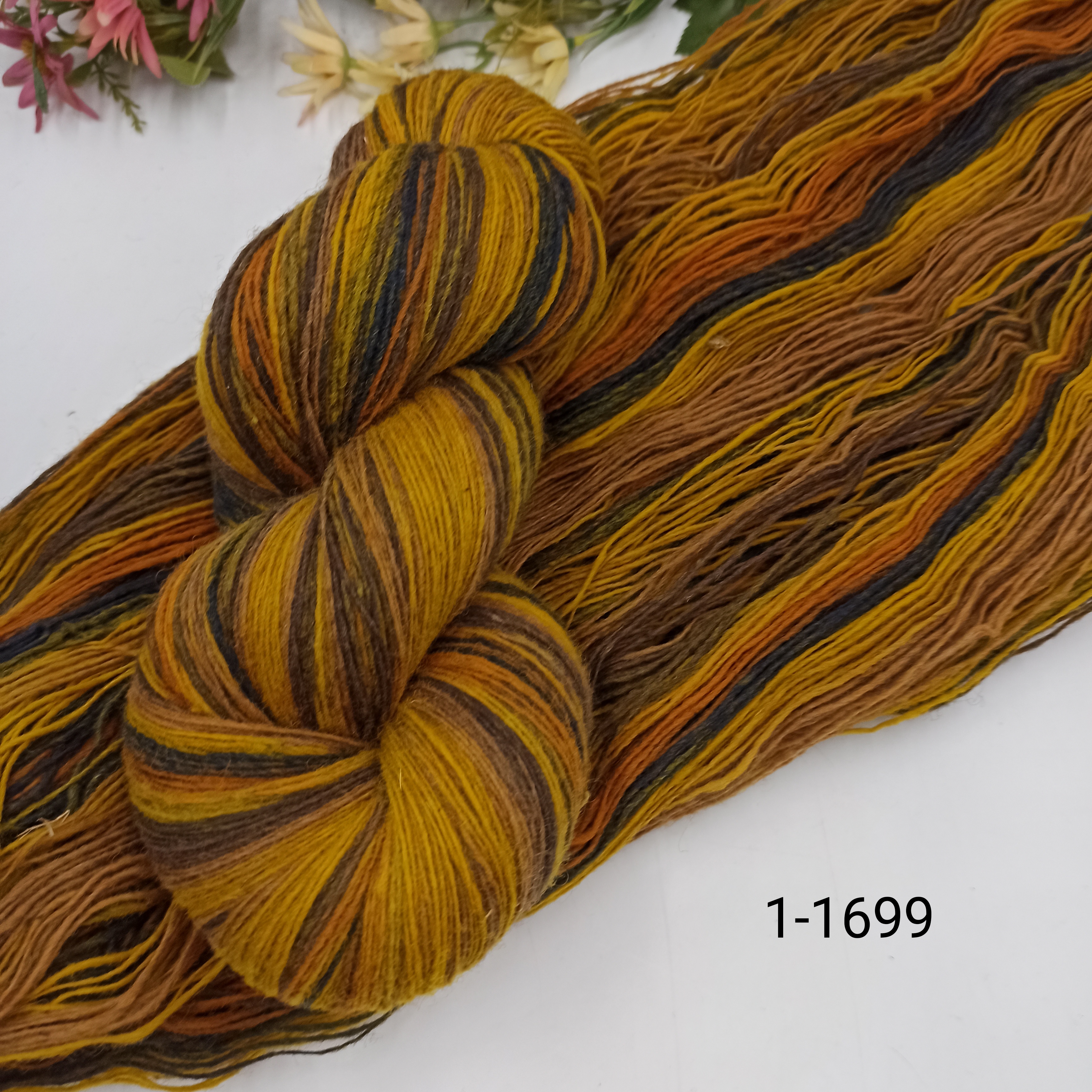 Дундага 6/1 шерсть секционного окрашивания 01-1699 420м/100гр