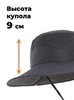 Картинка шляпа Skully Wear Wide Brim grey - 3
