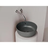 Ceramica Nova Element CN6073MDH Раковина накладная круглая, 35.6x35.6, цвет: темный антрацит матовый