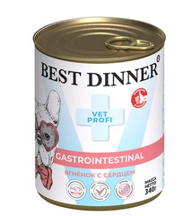 Best Dinner Gastro Intestinal консервы для собак (ягненок с сердцем) 340 гр