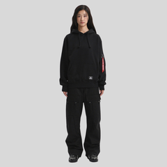 Толстовка Alpha Industries Utility Pocket Hoodie Black (Черный)
