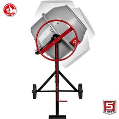 ЗУБР 180 л, 700 Вт, бетоносмеситель с чугунным венцом (БМЧ-180)