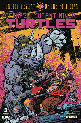 Teenage Mutant Ninja Turtles Untold Destiny Of The Foot Clan #3 (Cover B)