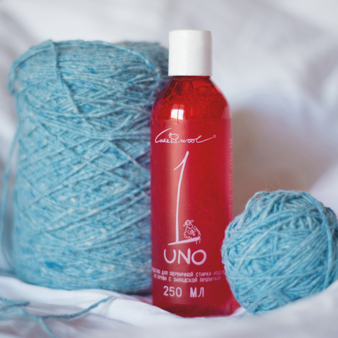UNO средство для первичной стирки изделий из пряжи с пропиткой, зеленый чай, 200 мл