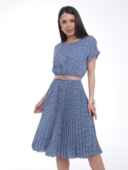 Платье Сабрина (гофре,блу) Diolche