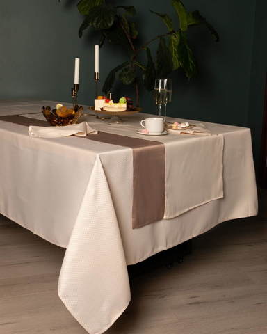 Скатерть 140х180 Sofi De MarkO Ирида бежевая