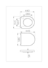 VitrA Liquid 137-003R009 Сиденье для унитаза (белое, микролифт, быстросъемное)