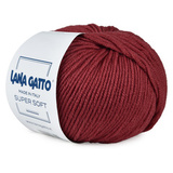 Пряжа Lana Gatto Supersoft 9068 гранат