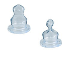Соска анатомическая антиколиковая силикон (18/127) 2 шт, быстрый поток (стандарт)