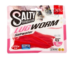 Черви съедобные искусственные Salt Water LUGWORM 4.5in (11.4 см), цвет F05, 15шт.