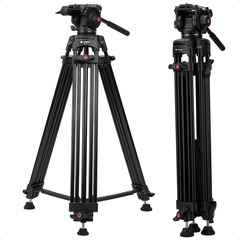 FOTOPRO Tripod DV2 профессиональный видео штатив алюминиевый