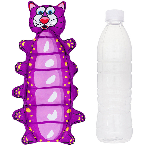 Котогусеница игрушка на бутылку 0,5 л Антицарапки