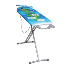 Доска гладильная 122х40 см, подст д/ут, рукав, розет, удл 2.2 м, Nika, Н10+, в асс