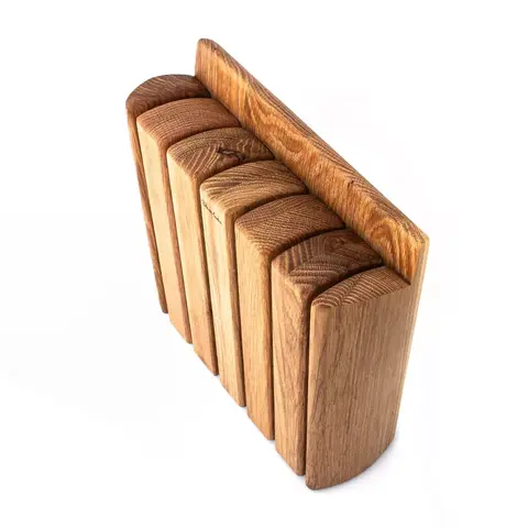 Подставка для 6 кухонных ножей Robert Welch Signature бук