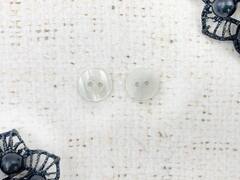 Пуговицы блузочные, d 1,1 см, 2 прокола, бледно-бежевый