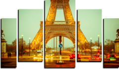 Модульная картина "Центр Парижа"