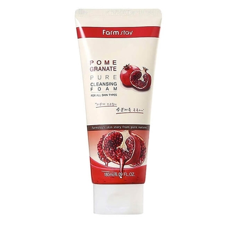 FARMSTAY ПЕНКА ДЛЯ УМЫВАНИЯ POMEGRANATE PURE CLEANSING FOAM, 180 ML